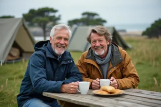 Camping paisible en pleine nature à Cancale